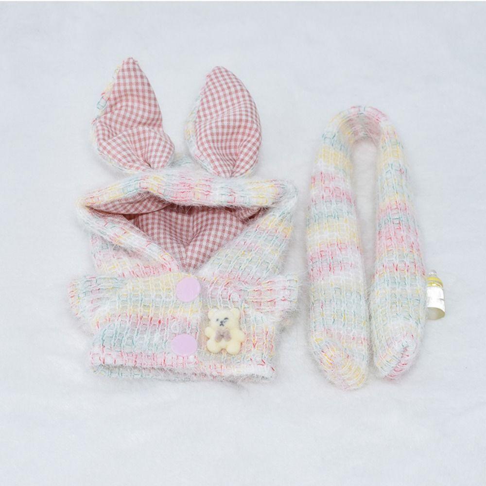 Cartoon Design 10cm Cotton Doll Clothes 10CM Size Plush Doll Clothes  Doll Accessories