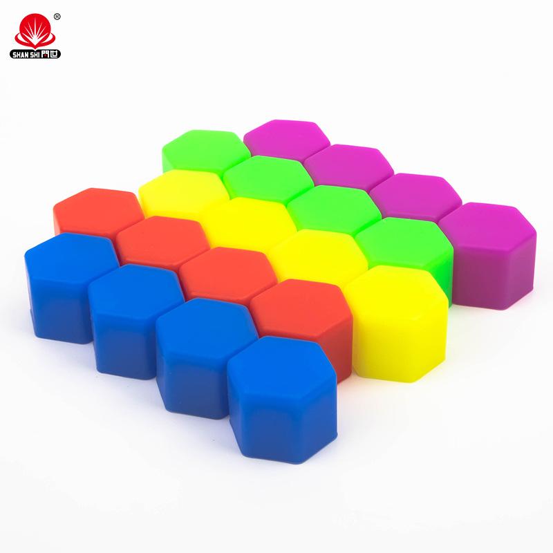 17/19/22MM Krytka hlavy šroubu matice kola pneumatiky auta Svítící styling auta Prachotěsná Vnější dekorace Ochranný kryt