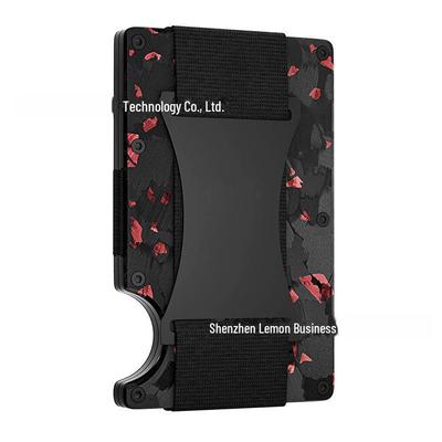 New Forged Carbon Fiber RFID-Blocking Anti-Theft Aluminum Card Holder
