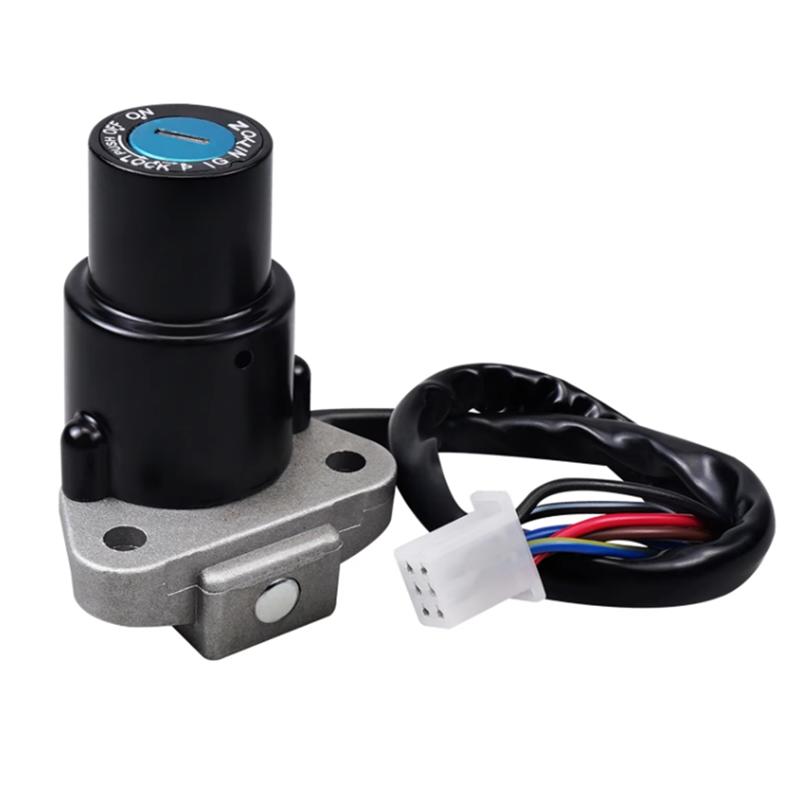 

Motorcycle Ignition Switch Lock Cylinder Fuel Gas Cap Cover Lock Key Set For Kawasaki KLR650 1987-2007