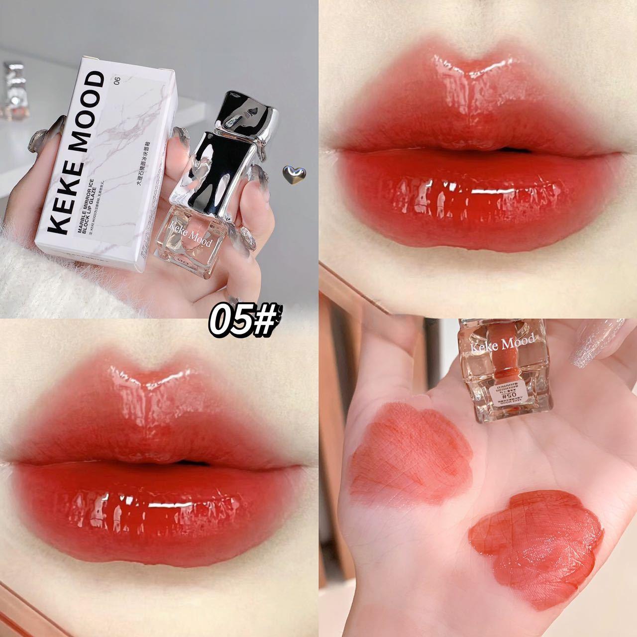 

Новая Тайская помада с молоком, кофе, мягкий туман, кубик льда, глазурь для губ, желе для губ, женская нестандартная помада, блеск для губ, грязевой блеск для губ 2.5g