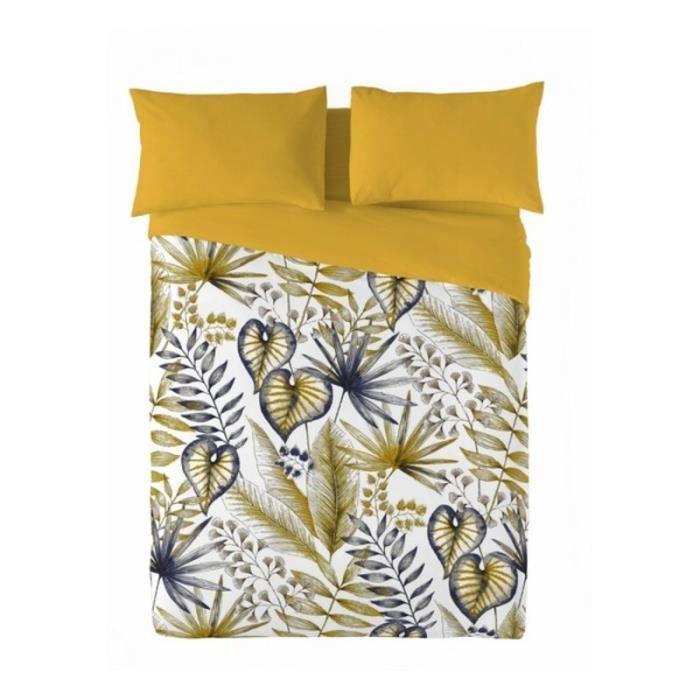 Housse de Couette - Naturals - Tel Aviv - 100% Coton - Impression Numérique - Jaune