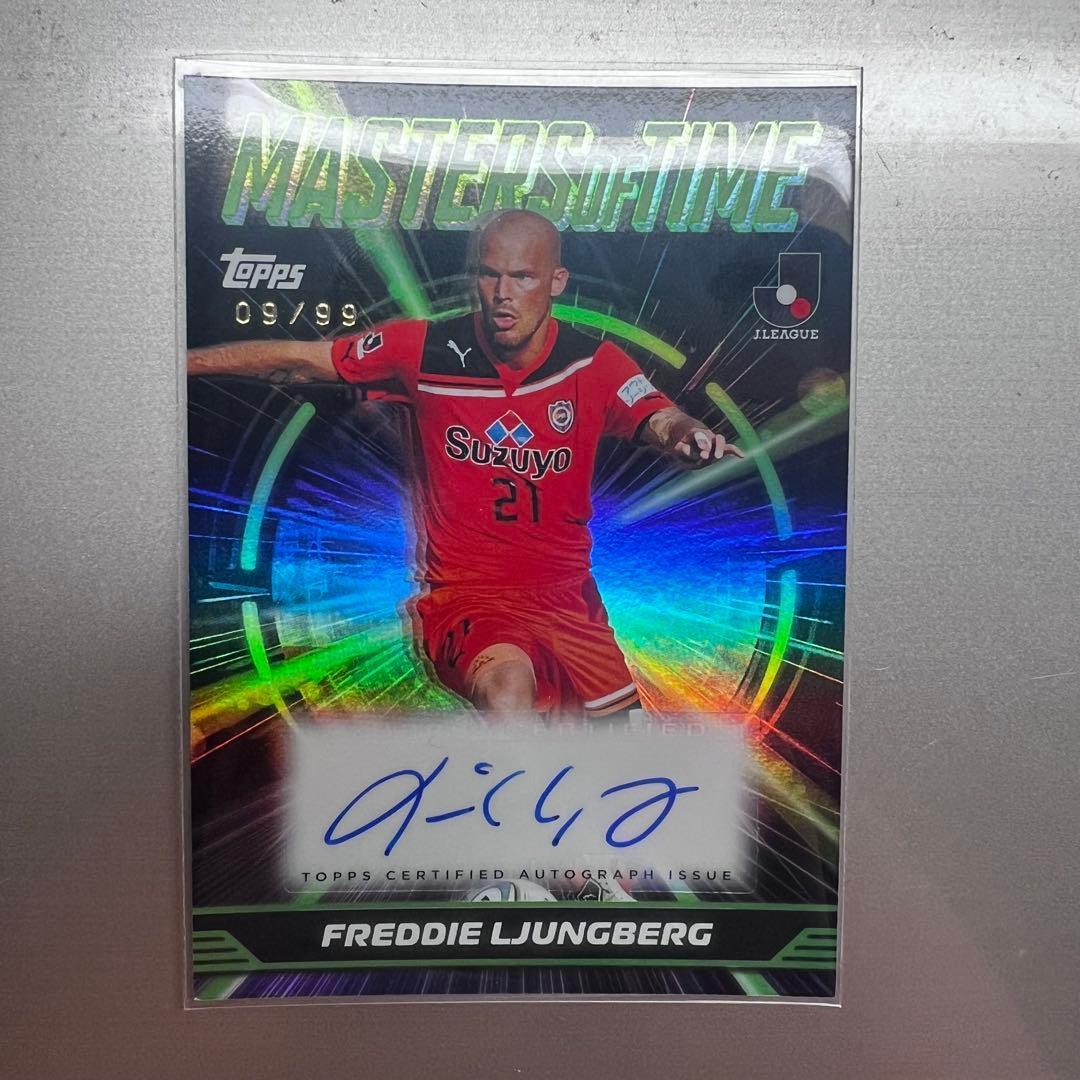 topps 2025 Ljungberg Shimizu S-Pulse autographed 09/99