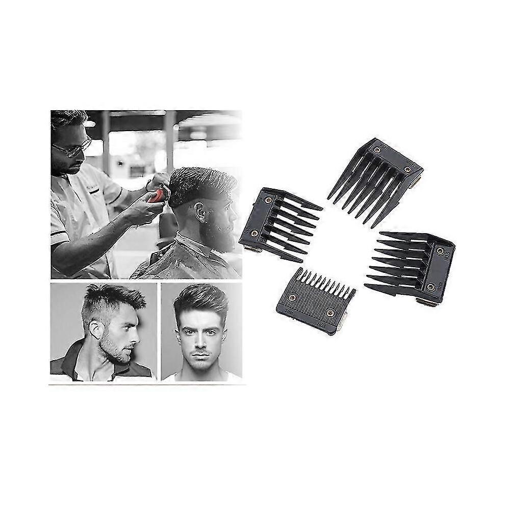 4 Attachment Comb Set for Wahl with Metal Backed Cutting Guide 3mm 6mm 9mm 12mm