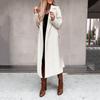 Cappotto Trench Lungo da Donna con Opzioni di Colore Multiple, Capospalla Elegante per Autunno e Inverno