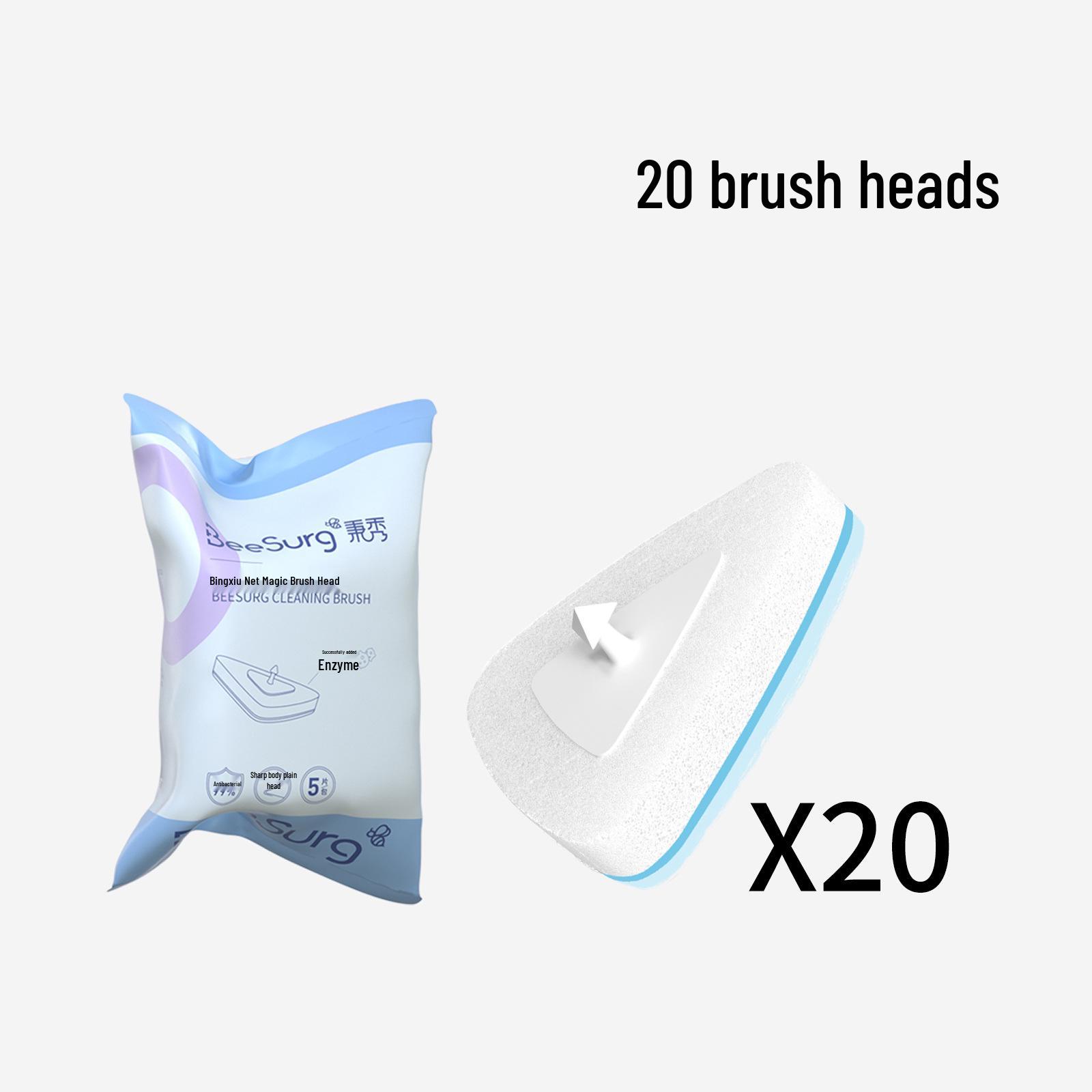 Bingxiu 2025 Wall-Mounted Magnetic Toilet Brush - No Dead Angle Cleaning Design