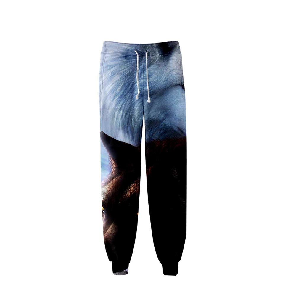 Wolf Tiere Mode Herren Track Jogger Baggy Hosen Hip Hop Sweatpants Pantalon Homme Streetwear Sweat 3D Hosen Fitnessstudio Kleidung