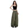 Damen High-Waist Vintage Weitbeinige Hosen - Lockere Passform, Lässiger Herbststil