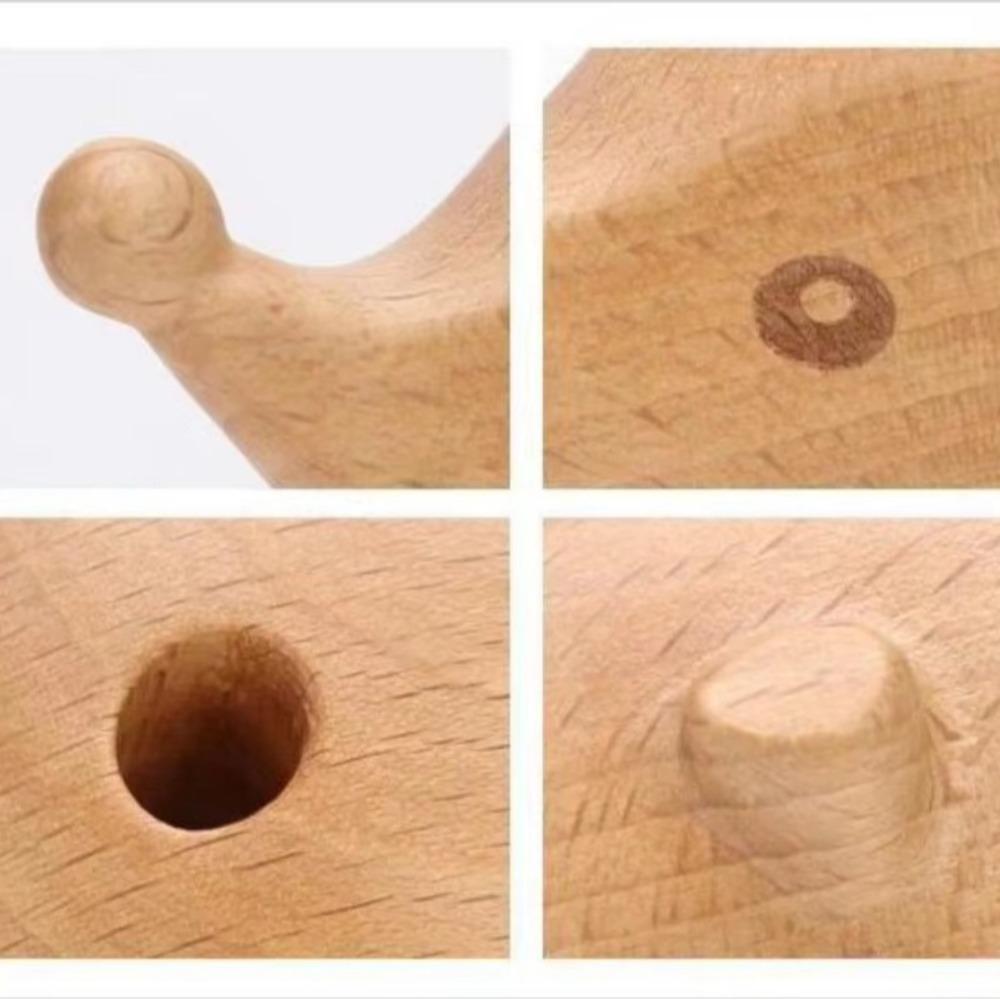Wooden Art Hedgehog Pen Holder Creative Pen Container Pencil Stand Set  Art and Craft