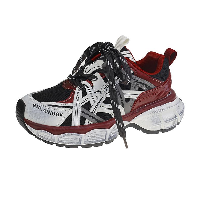 Lightweight sneakers women's 2024 autumn new single shoes trendy retro breathable non-slip casual shoes