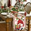 Faceless Gnome Christmas Table Runner Ornament New Year Tablecloth New Table Decor  For Home