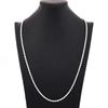 Silver 4MM Twisted Rope Necklace & Bracelet Set - Unisex Fashion Jewelry