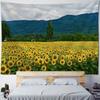 Home Wall Decoration Tapestry Sunflower Field Background Office Living Room Tapestry