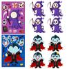 Halloween Face-changing Sticker Cartoon Character Puzzle Sticker Kids Fun Waterproof Sticker