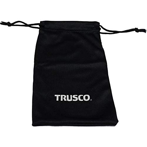 TRUSCO Ultralight Safety Glasses 26g Clear Lens with Adhesive Dustproof Frame Storage Bag Included SLPGG