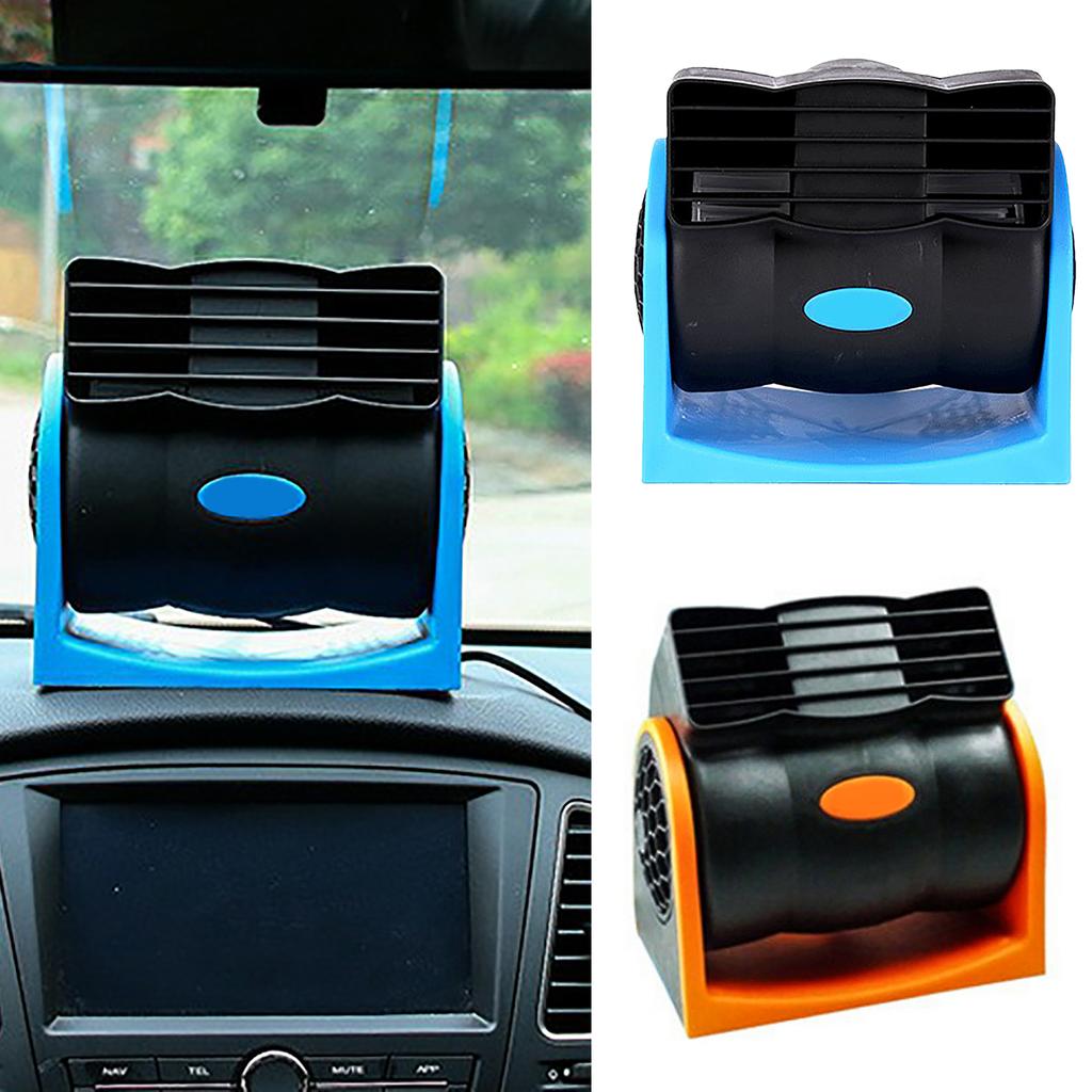 Vehicle Bladeless Fan 12/24V Electric Car Fan Adjustable Air Circulator Fan Portable Cooling Fan Air Conditioning For Car Truck