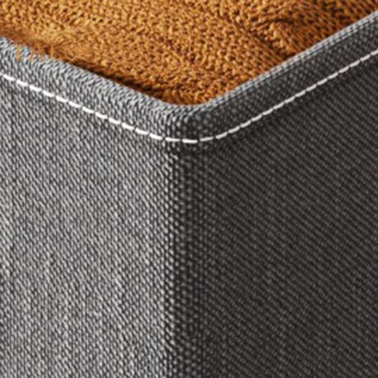 Skrzynia do przechowywania ubrań z pyłoszczelną pokrywą, składana konstrukcja, duża pojemność, zabawki, koce, kosz do przechowywania, wzmocnione uchwyty