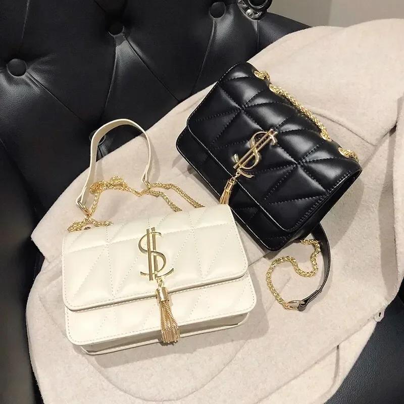 Simple Oblique Straddle Bag Fashionable and Advanced Fashionable and Fashionable One Shoulder Chain Small Bag