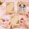 DIY Hand-Painted Colorful Wooden Photo Frame and Ornaments Kit