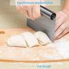 Stainless Steel Cake Scraper Pastry Cutters Baking Cake Cooking Dough Scraper Fondant Spatulas Edge DIY Baking Decorating Tools