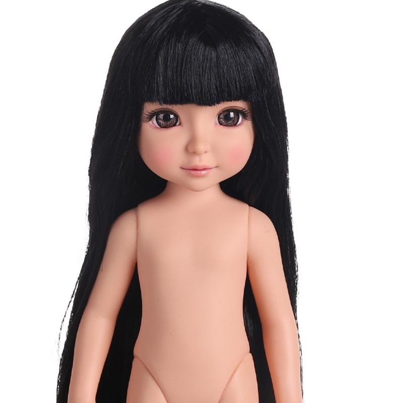 Weich berühren 12 Zoll Emaillepuppe für Mädchen ab 3 Jahren Mit wasserdichten Oberflächen und austauschbarem Modezubehör