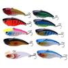10 Pcs/set Far Throwing Fishing Lure Baits Artificial Baits Salmon Bass Fishing Lures Fishing Tackle Accessories