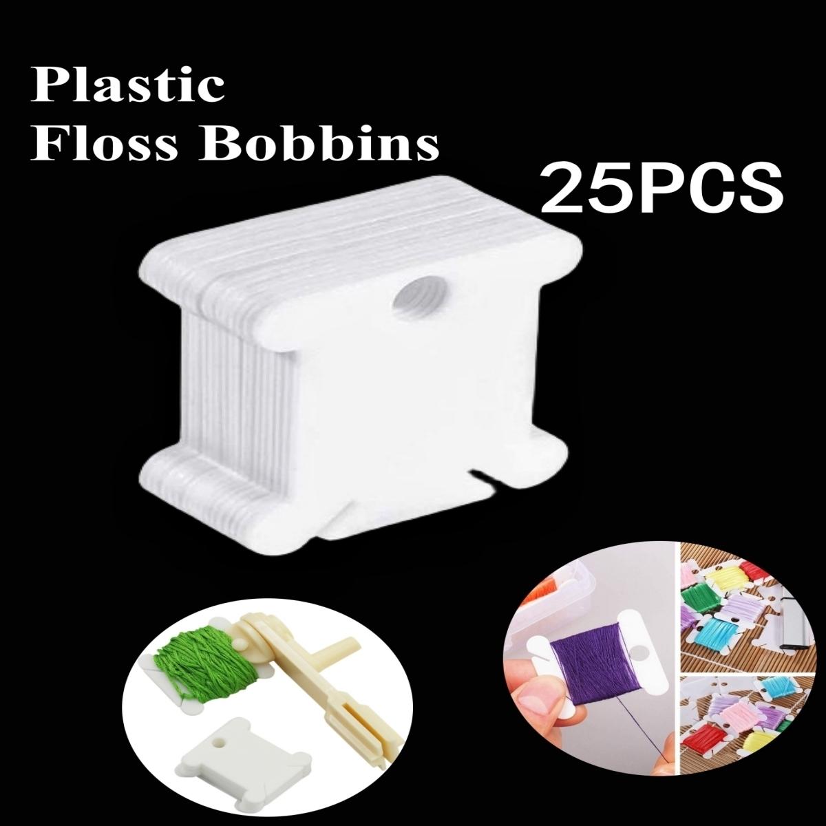 

25 шт. пластиковая шпулька для вышивания, шпульная нить, карта, аксессуары для вышивки крестом