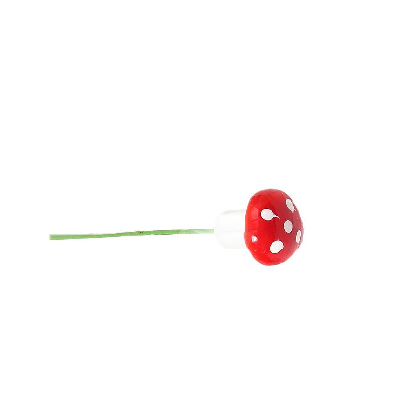 Mini Foam Mushroom with Wreath Wire - Christmas Decoration Prop