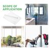 Privacy Protection Window Stickers Frosted Static Film Toilet Door Personalized