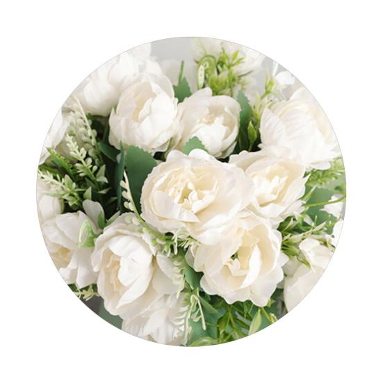 1Pc Artificial Peony Blossom Fake Flower Home Wedding Party Furniture Decoration