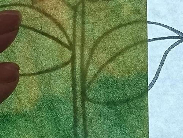 Craft Unevenly Dyed Washi Paper and Collage Wall Hanging Kit "Sunflower"