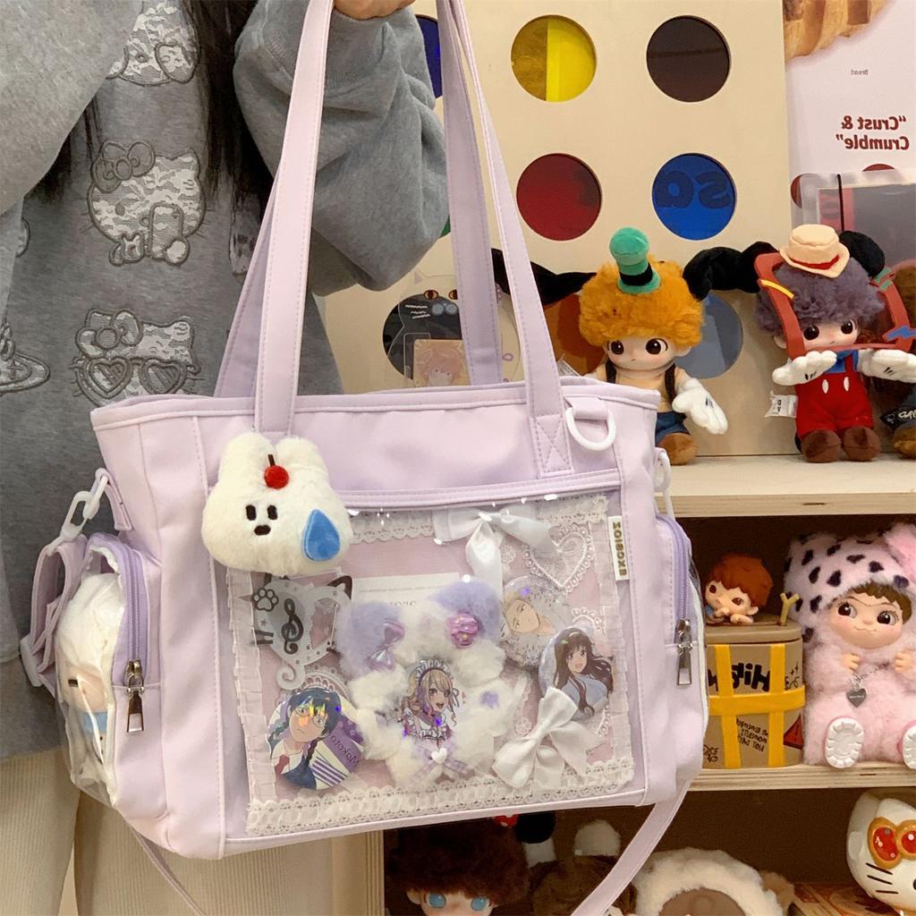 Ita Bag Clear Window Tote Bag Anime Display Shoulder Handbag