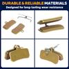 4-Pack Front and Rear Disc Brake Pads Replacement for Surron Light Bee X/S, Segway X160 X260, Talaria Sting R MX3 MX4 Electric Dirt Bike Parts