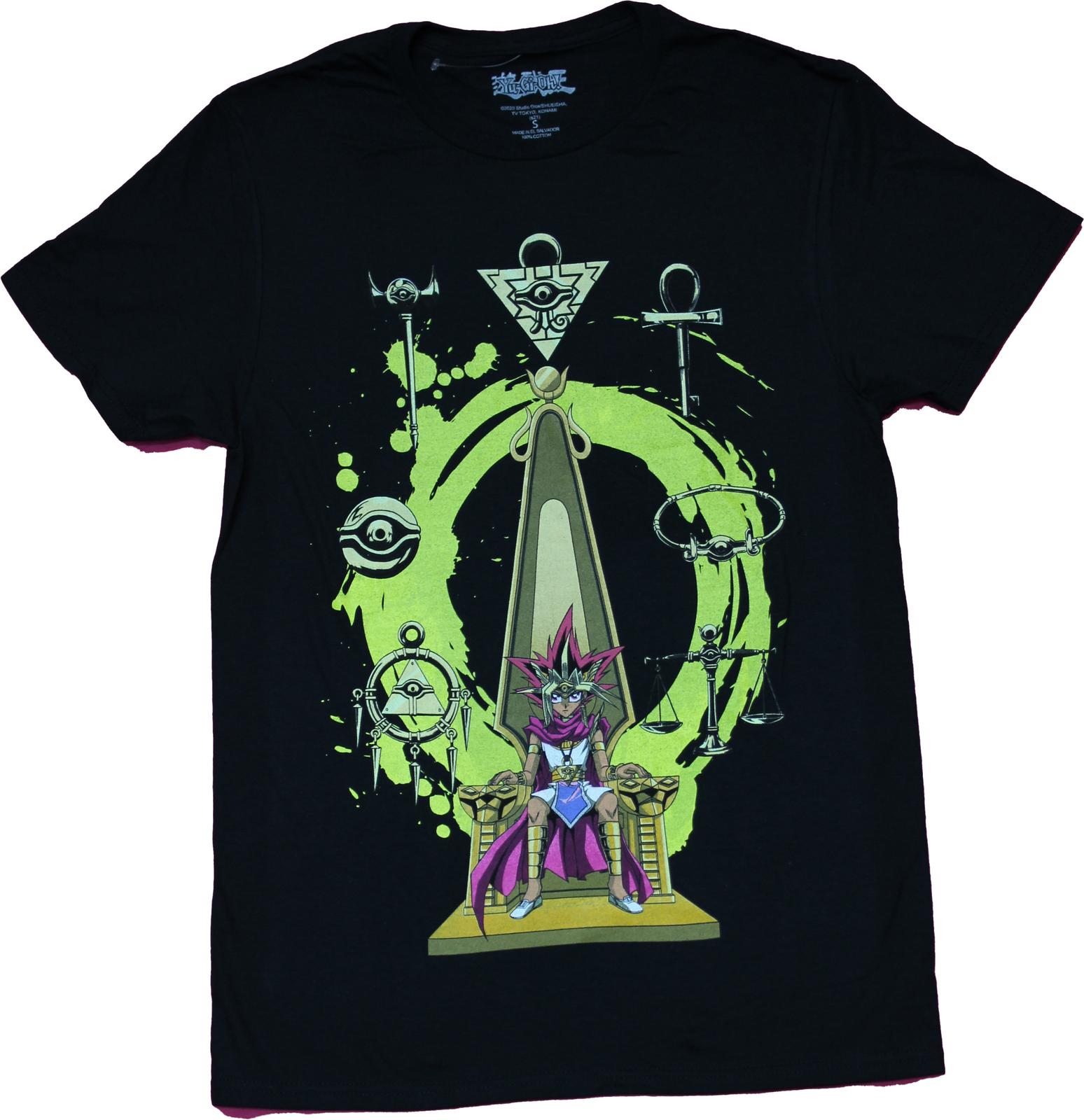 YuGiOh New Adult T-shirt Sitting on Throne Image XXXL