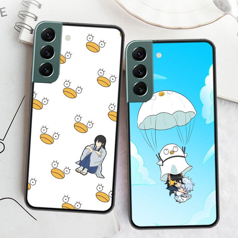 Anime Gintama Mr. Raindrop Phone Case For Samsung Galaxy S22 S25 Ultra S21 S10 Plus S26 Edge S20 S23 S24 FE Cover Silicone S