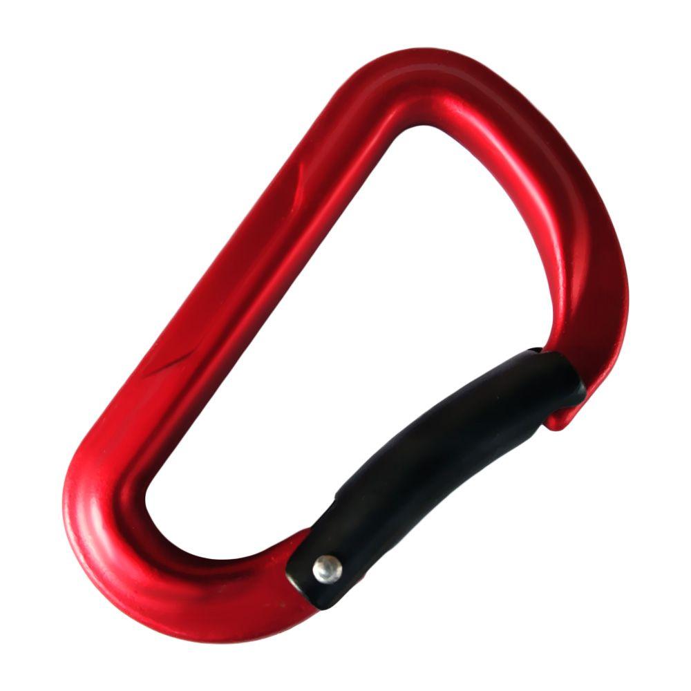 Multicolor Aluminium Equipment Climbing Button Camping Hiking Hook Alloy Carabiner Buckle Keychain