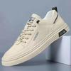 Men'S Shoes Spring Versatile Little White Shoes Men'S Casual Board Shoes Breathable One Pedal Lazy Waterproof Leather Shoes Men