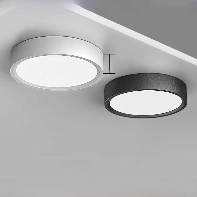 5-Zoll Ultra-Dünner Runder LED-Deckenstrahler für Gänge, Eingänge, Flure und Veranden