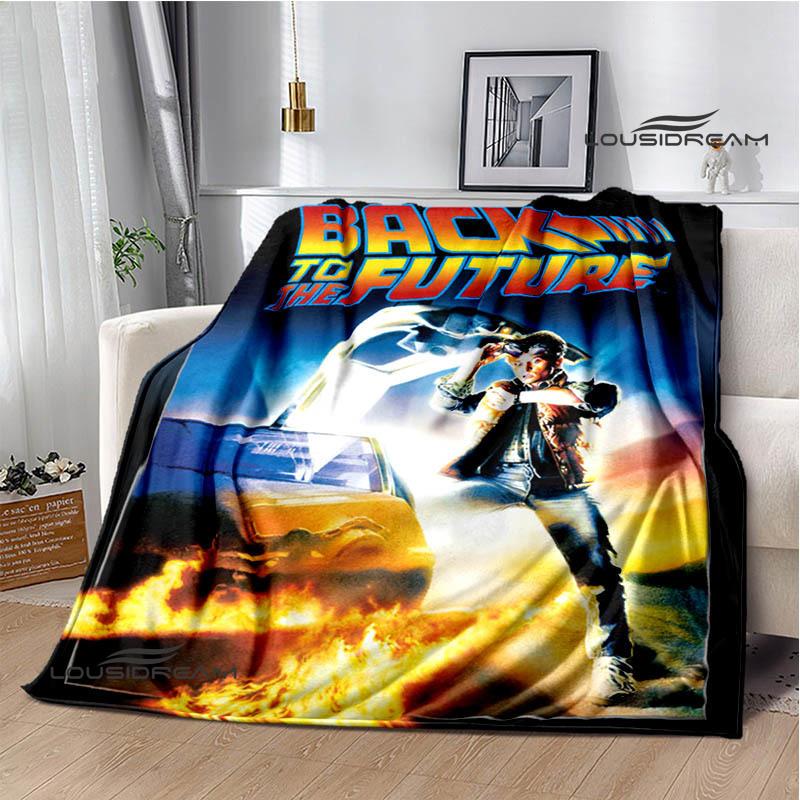 Movie Back To The Future blankets picnic blanket Warm Flannel blankets Soft and comfortable blanket bed linings Birthday Gift