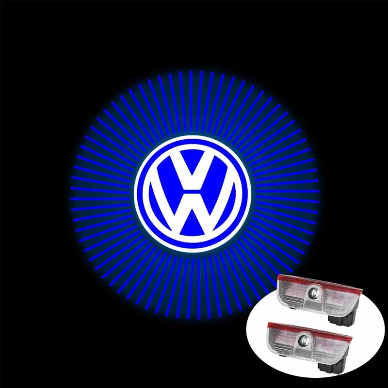 

For VOLKSWAGEN VW 2Pcs Car Door Welcome Light Led HD Projector Lamp Courtesy Lights for Volkswagen VW Scirocco 2009-2016 Touran