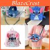 Stitch Plush Cartoon Shoulder Bag With Zipper For Casual Travel And Gift