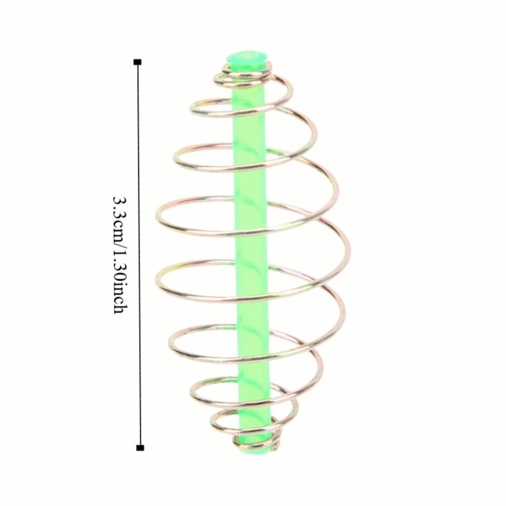 10PCS Metal Fishing Feeder Lightweight Bait Thrower Portable Carp Fishing Feeder  Fishing Tackle