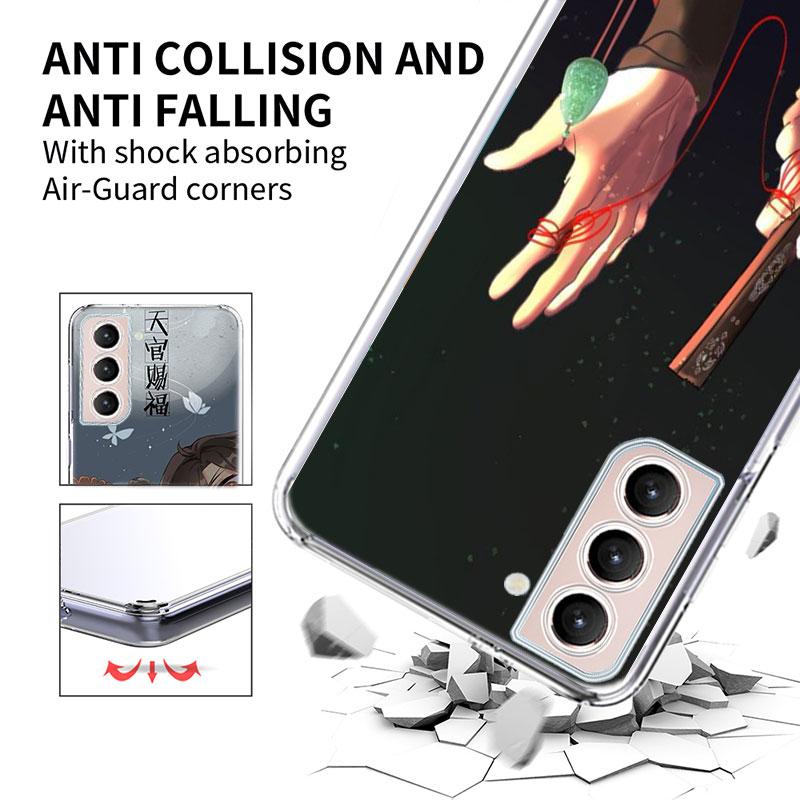 Tian Guan Ci Fu Phone Case For Samsung A16 A26 A36 A56 A17 A15 A25 A35 A55 A14 A24 A34 A54 A04S A05S Galaxy Note 20 10 9 8 A9 A8
