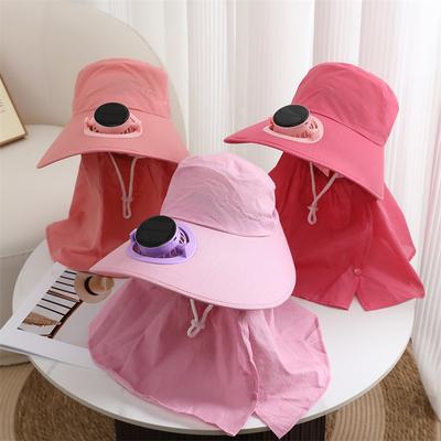 New Fishing Fan Hat Solar Charging Hat with Fan Summer Work Outdoor Sunshade Sun Protection Hat