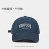 Hat Female Wide Brim Deepened Letter Cowboy Cap Casual Versatile Couple Student Show Face Small Baseball Cap