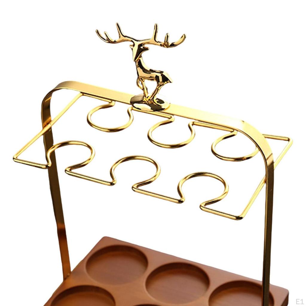 Wein Glas Display Rack Glaswaren Organizer Tasse Halter Schnaps für Kaffee