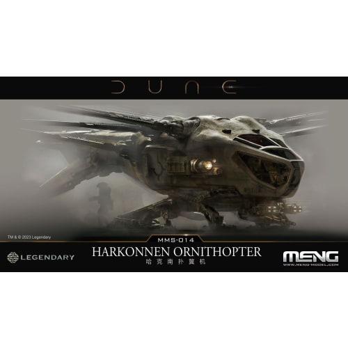 Mon Model Dune: Sand Planet Harkonnen Ornithopter Non-Scale Plastic Model Kit, Approx. 88mm In Length, MMMS014