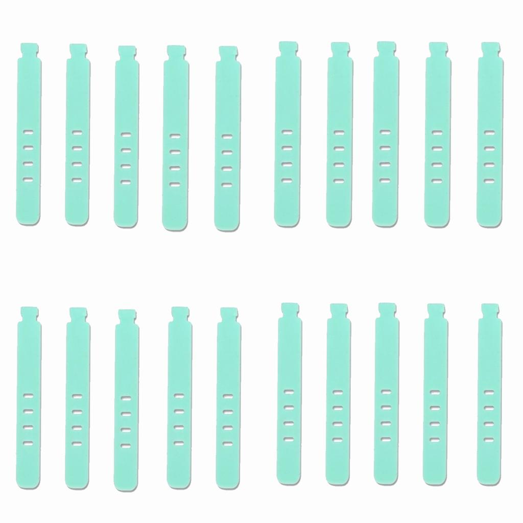 4/12/20pcs Mobile Phone Cable Winder Earphones Clip Charger Cord Organizer Management Silicone Wire Cord Fixer Holder Cable Belt