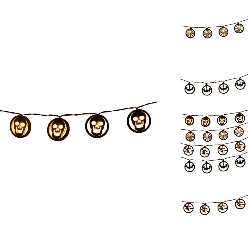 

Halloween LED String Lights Weatherproof Battery Powered Halloween Decorations For Indoor Outdoor