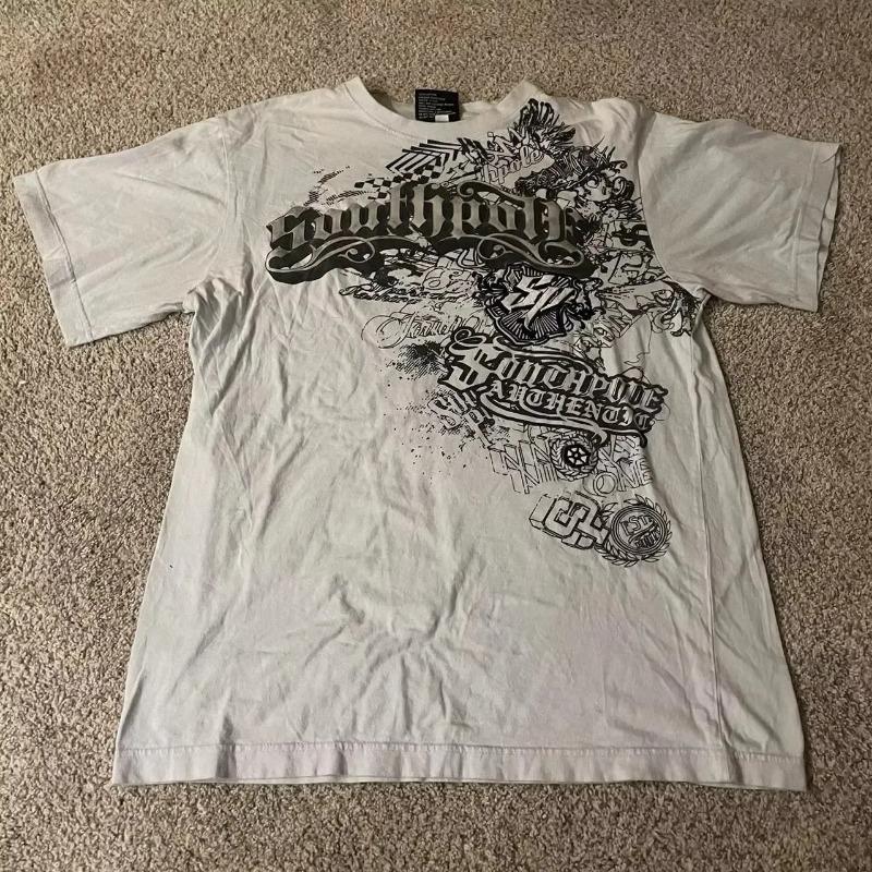 T-shirt da uomo estiva 3D stampata in stile Street Gothic, taglia grande. Tessuto Morbido e Traspirante Adatto per l'Uso Quotidiano